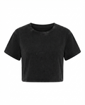 Blusa corta overzise con brillos