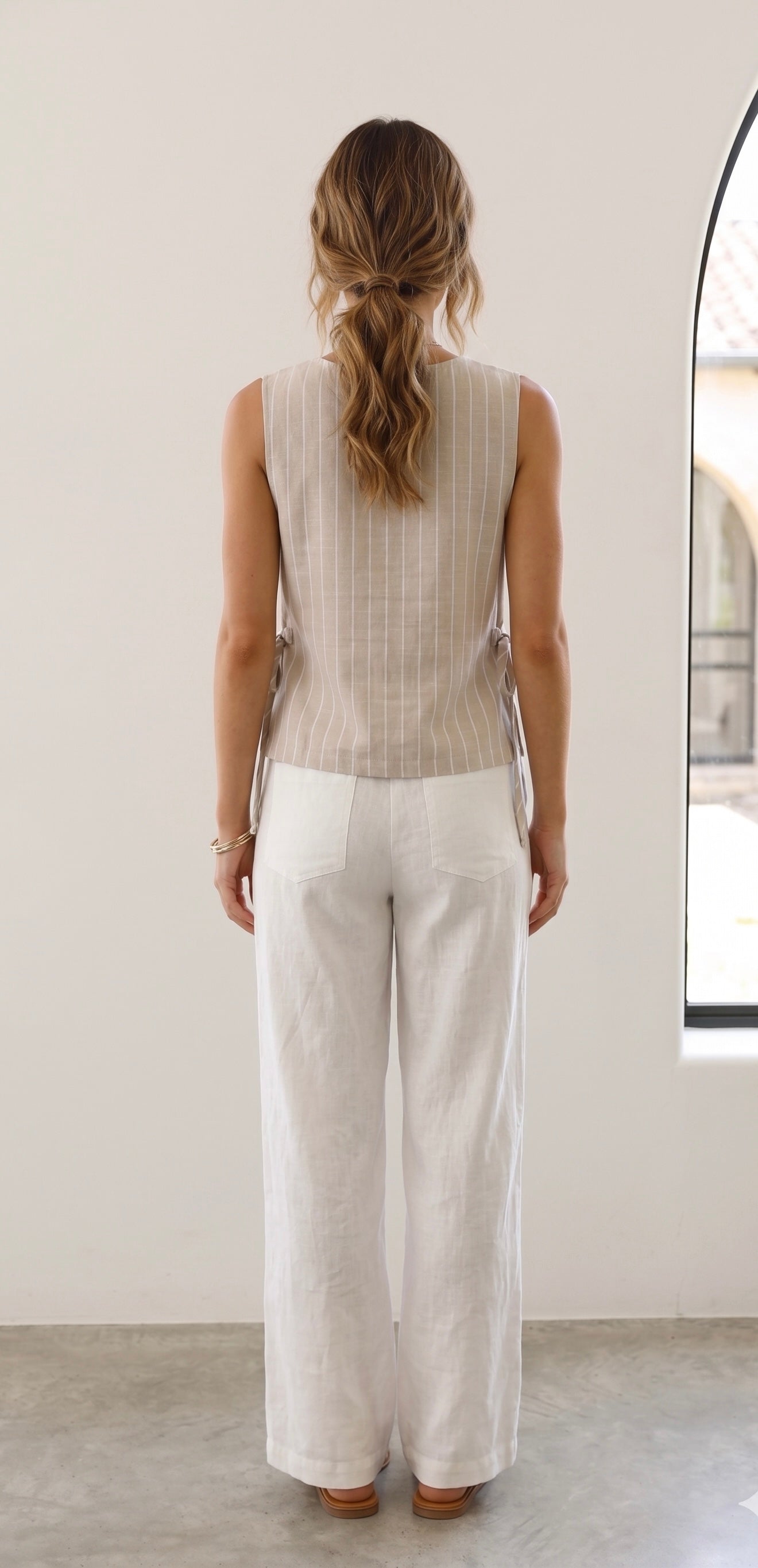 Blusa de lino