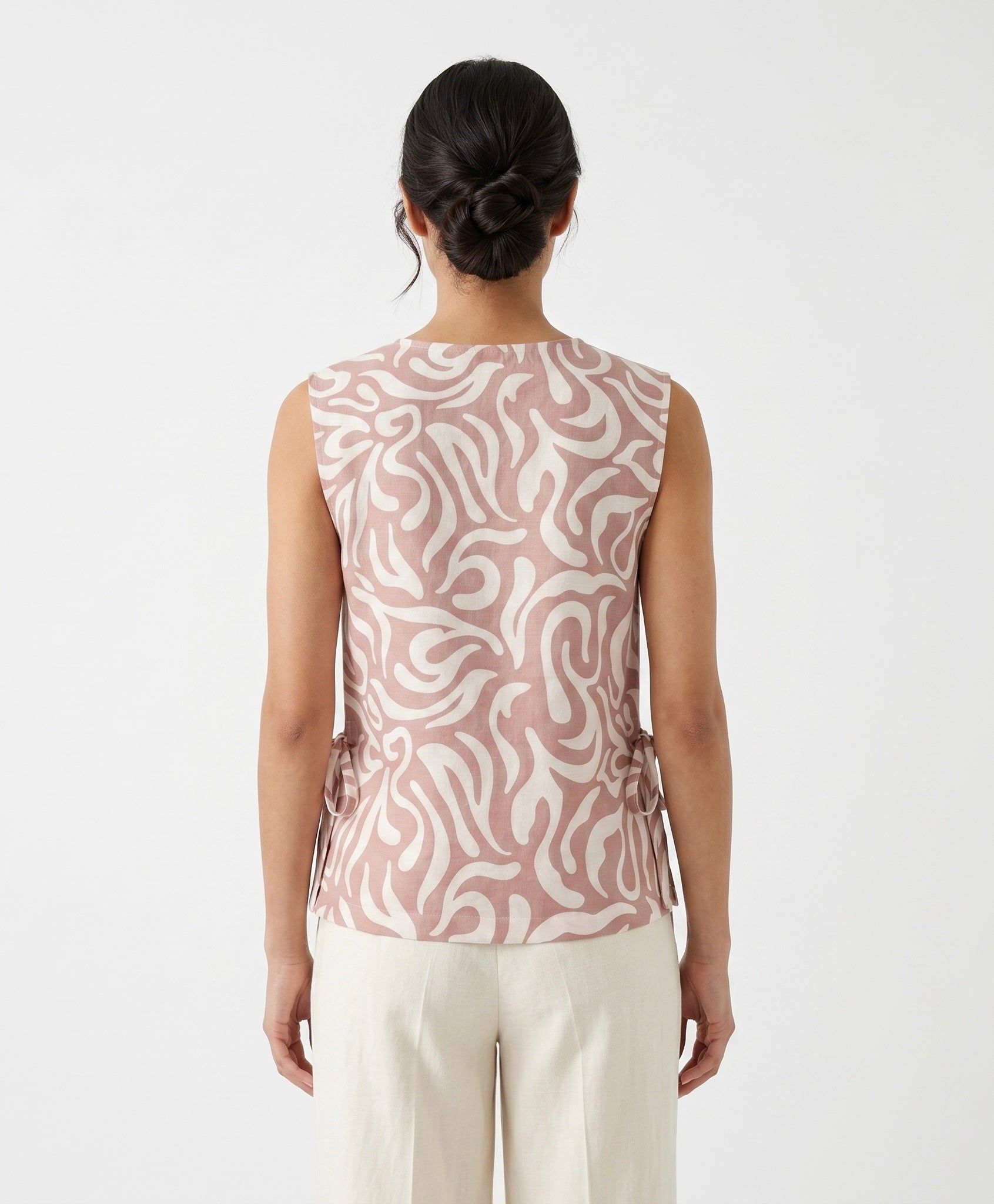 Blusa de lino