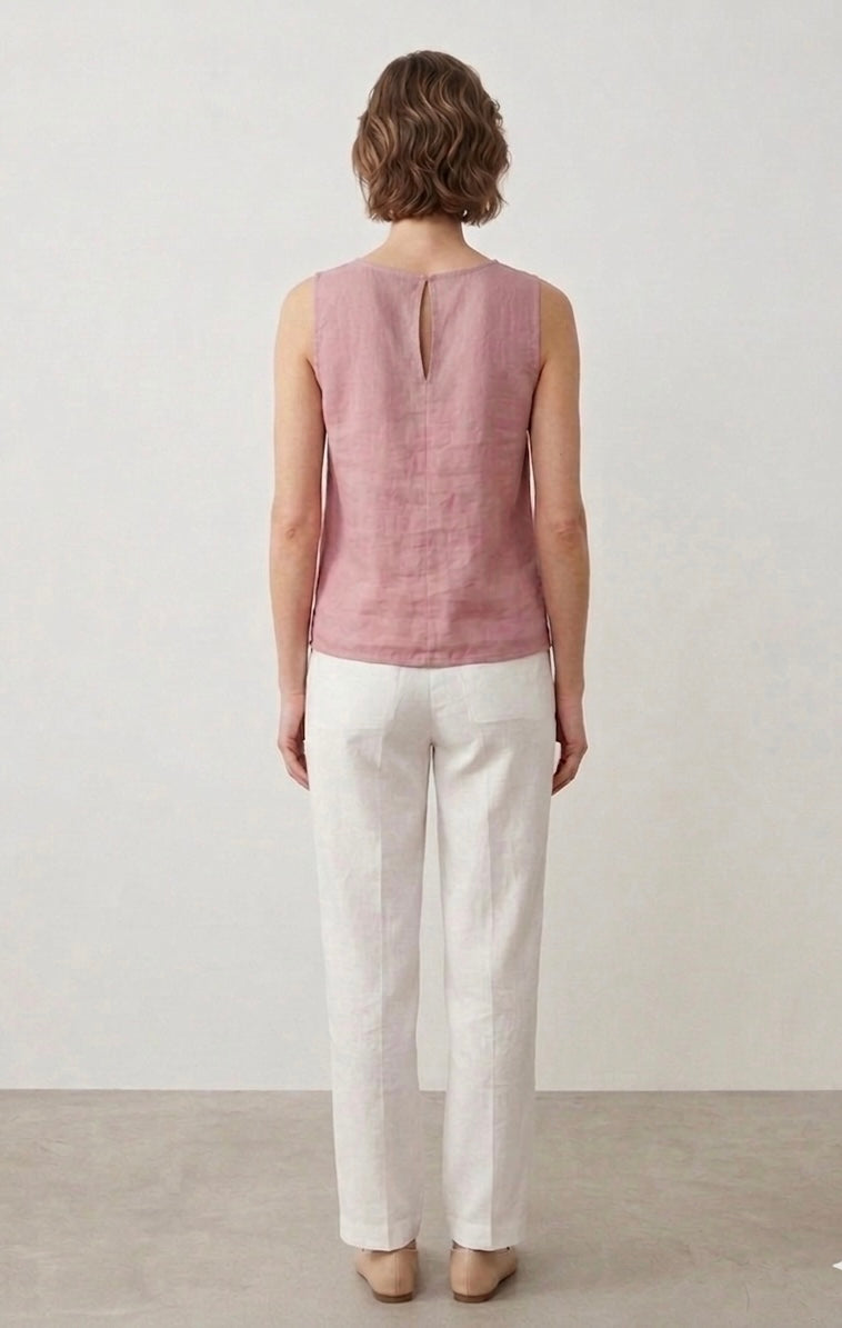 Blusa de lino