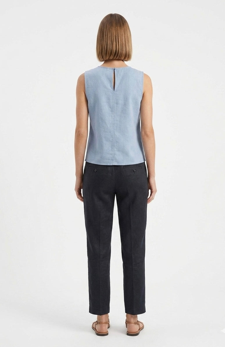Blusa de lino