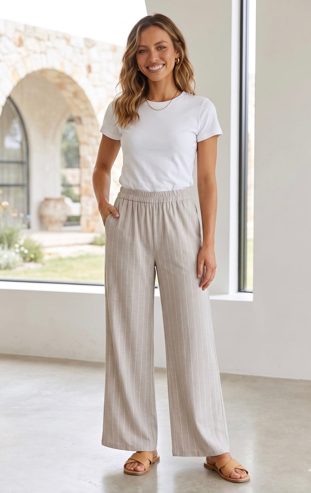 Pantalon de lino