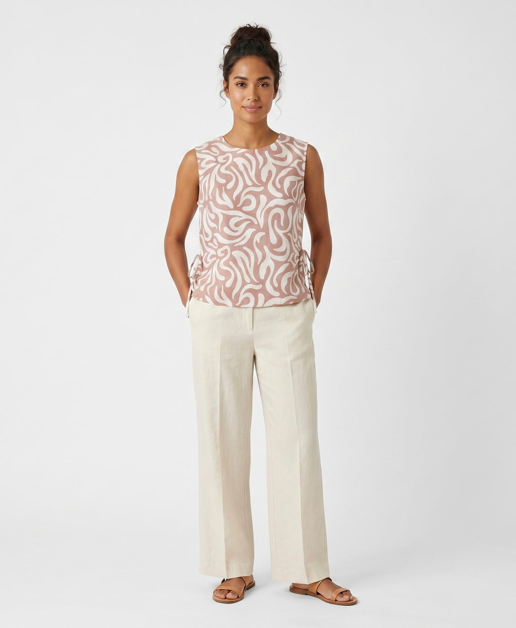 Blusa de lino