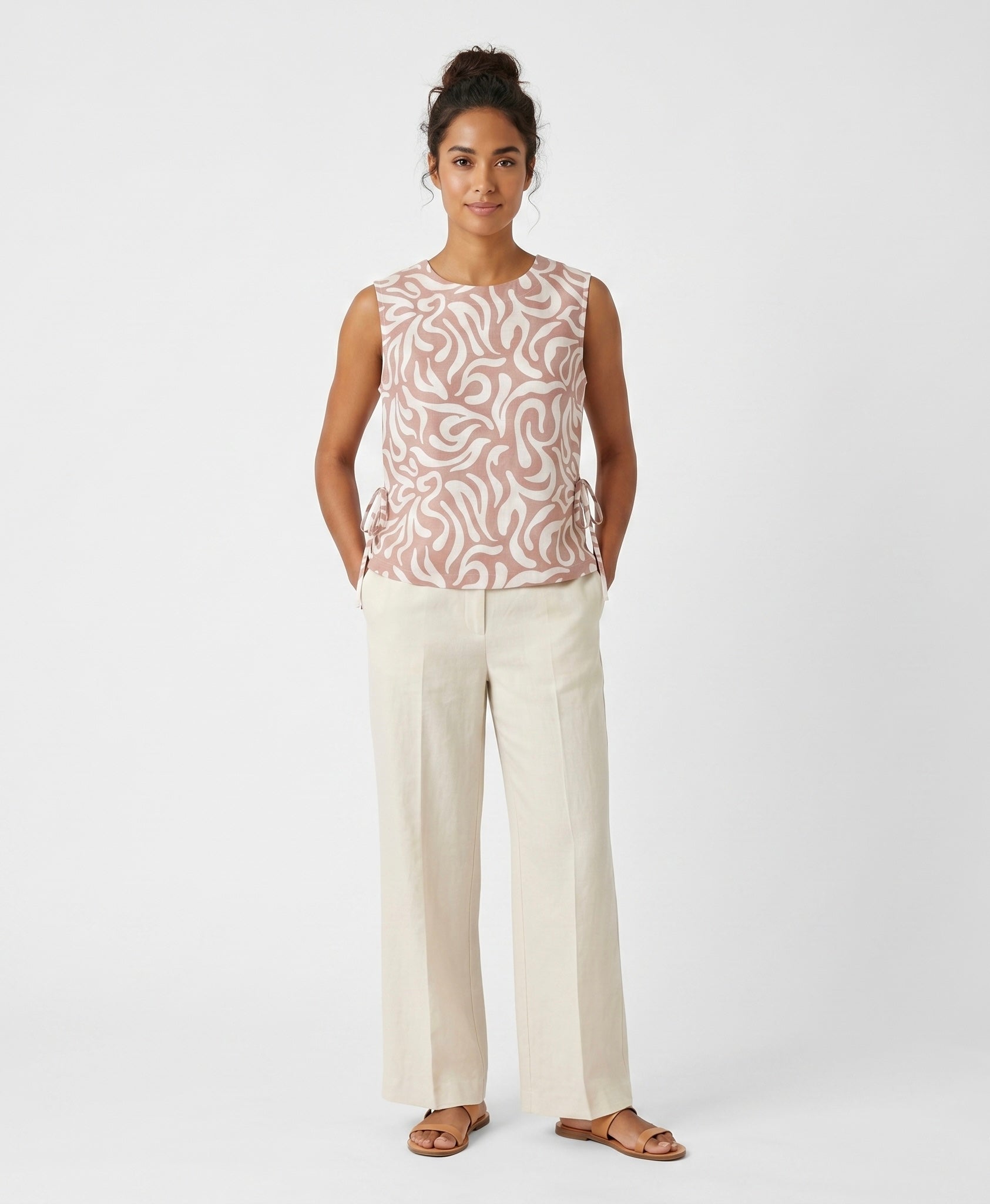 Blusa de lino