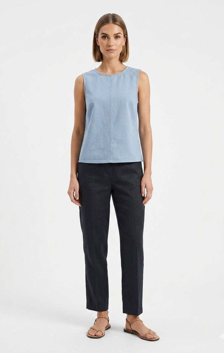 Blusa de lino