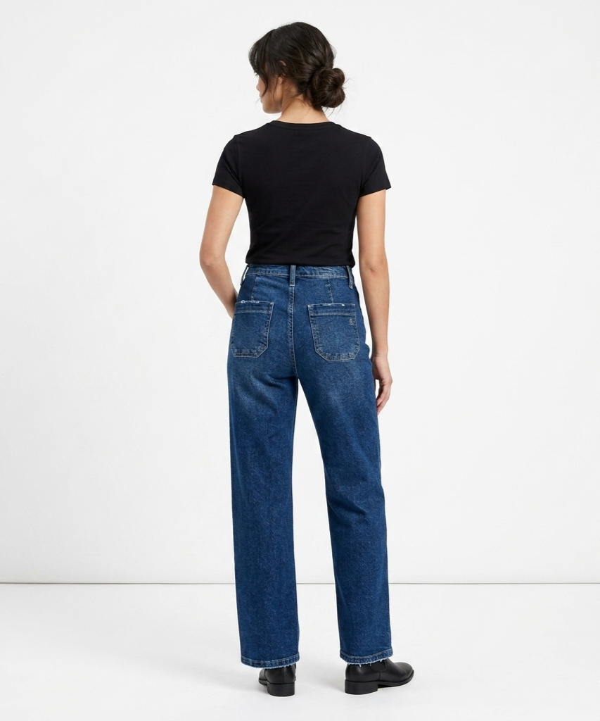 Pantalon wid leg