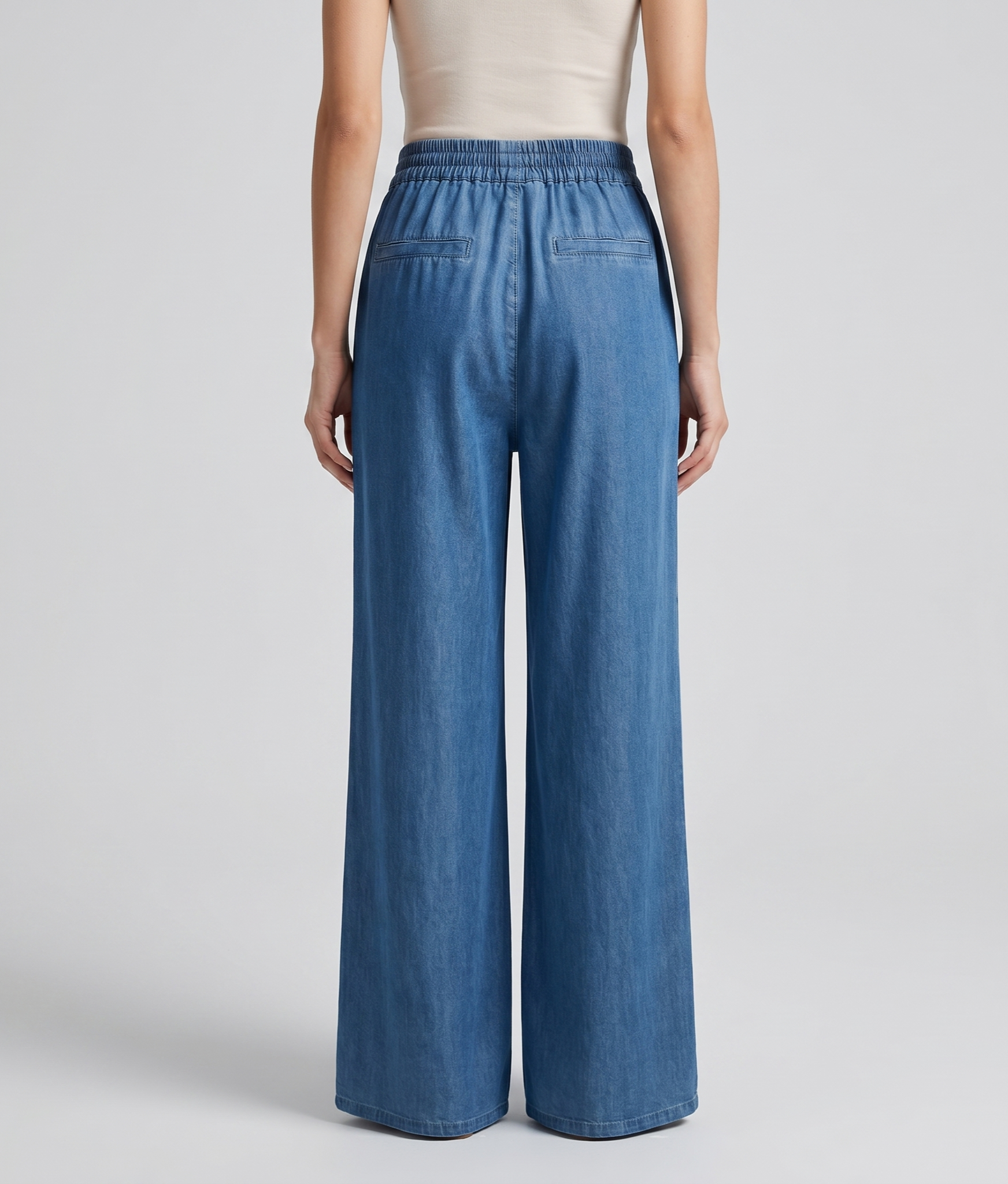 Pantalon tipo mezclilla