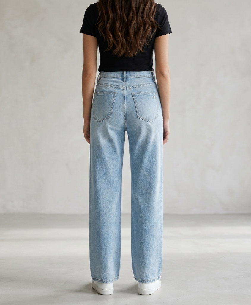Pantalon wid leg