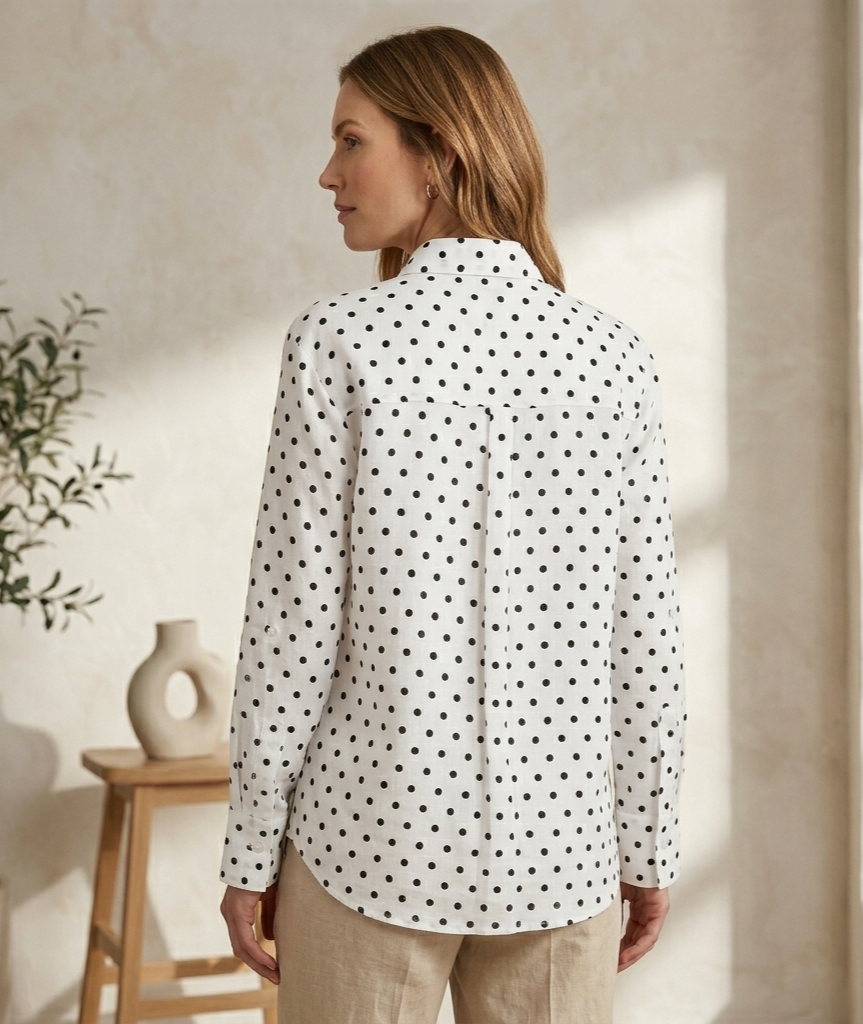 Camisa de lunares