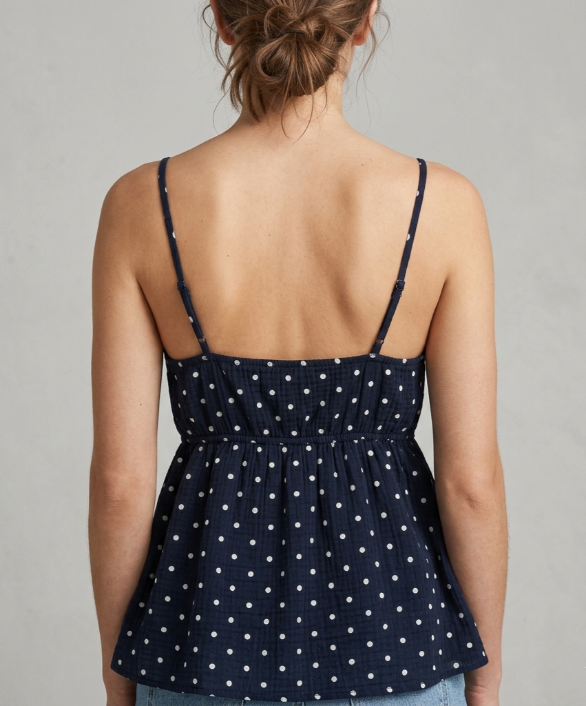 Blusa tirantes polkas