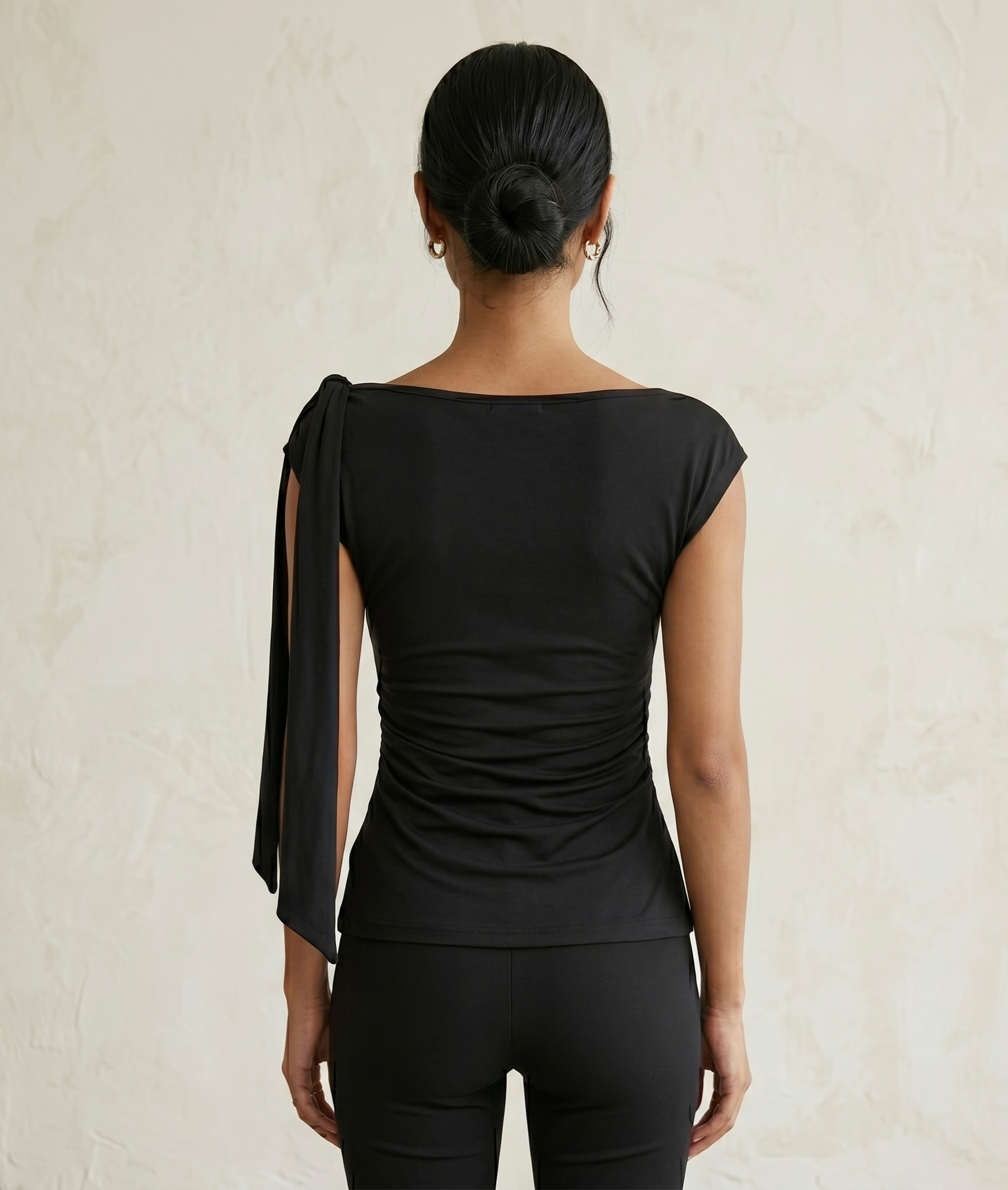 Blusa con liston en hombro