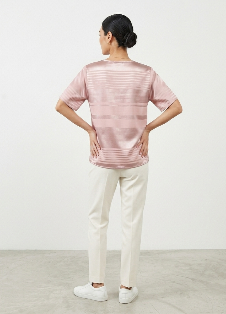 Blusa satinada