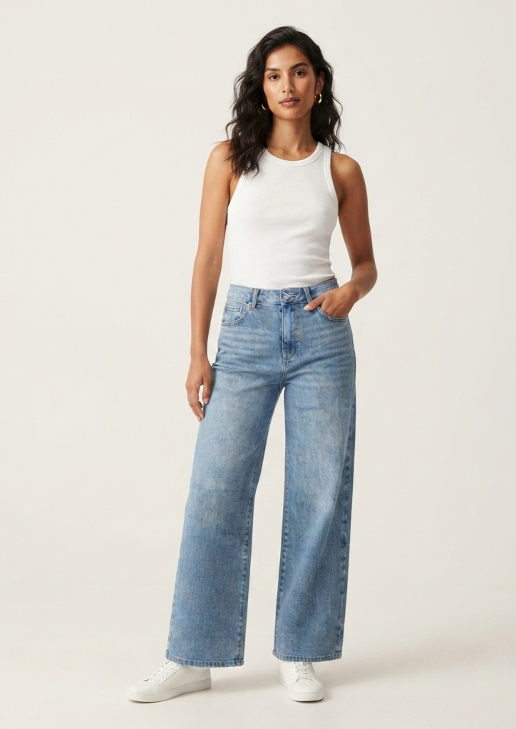 Jeans wide leg