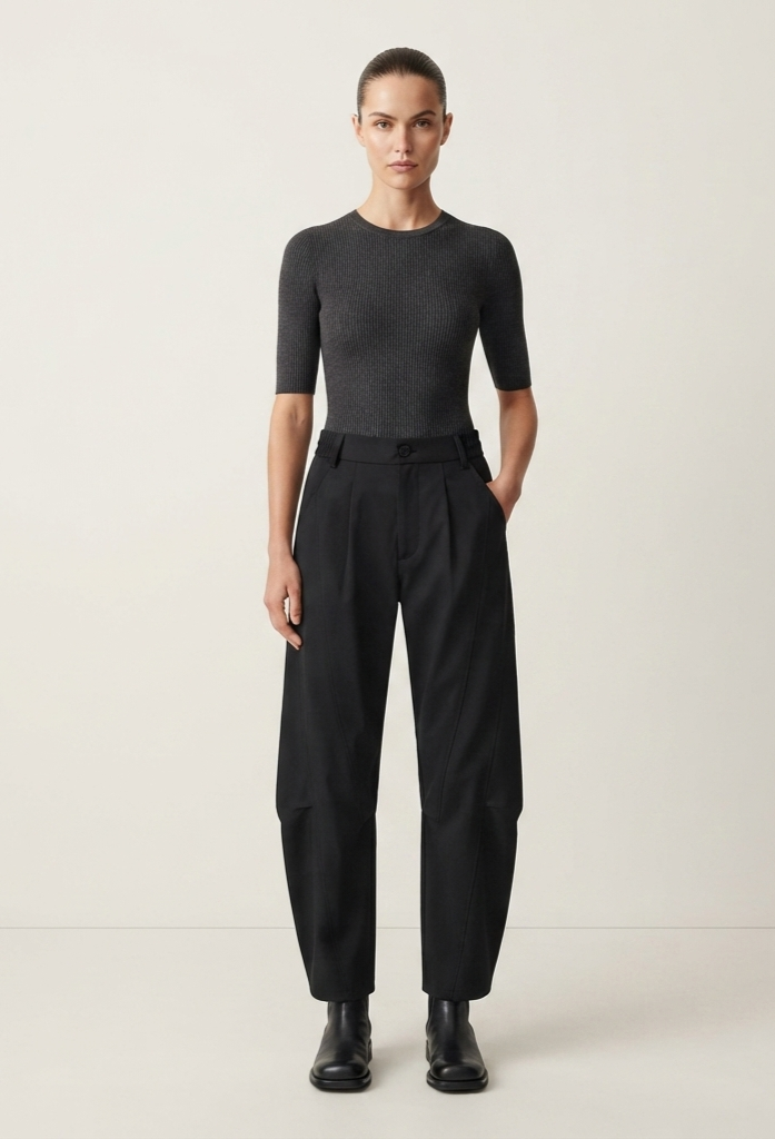 Pantalon liso de vestir