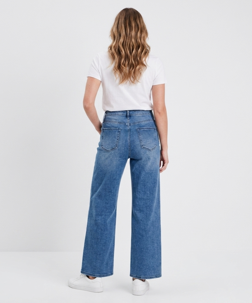 Pantalon wide leg