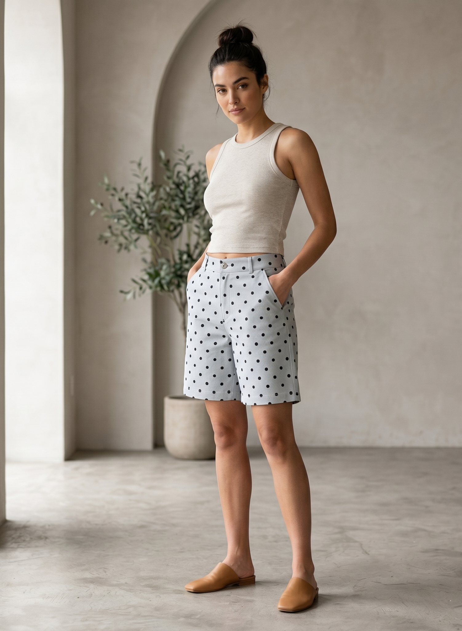 Short largo de lunares